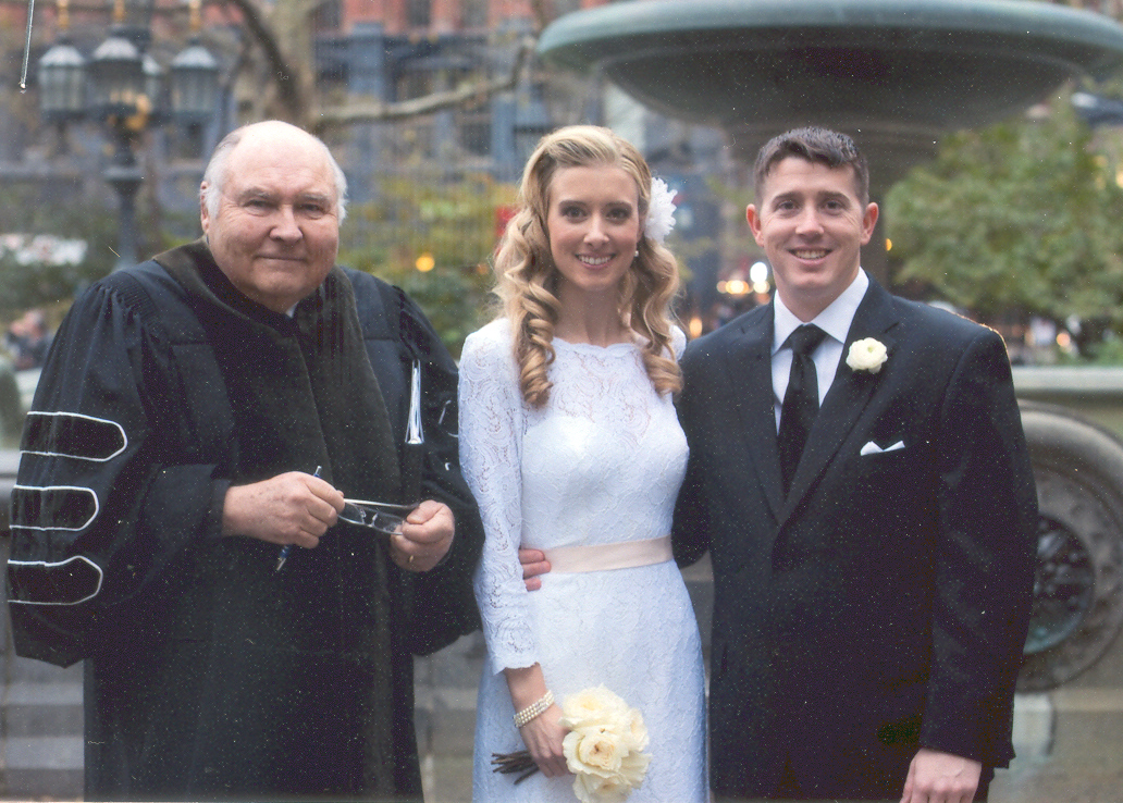 Bill Corbett Wedding Officiant in NYC Central Park